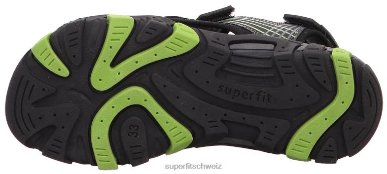 Kleinkinder Sandalen 44B2D655 Superfit Henry - Sandale mit Klettverschluss Schwarz
