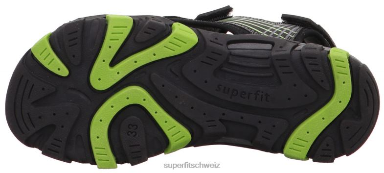 Kleinkinder Sandalen 44B2D655 Superfit Henry - Sandale mit Klettverschluss Schwarz