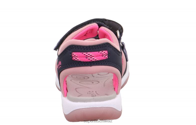 Kleinkinder Sandalen 44B2D657 Superfit sunny - Sandale mit Klettverschluss Blau Rosa