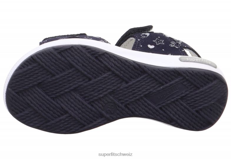 Kleinkinder Sandalen 44B2D660 Superfit Emily – Sandale mit Klettverschluss Blau