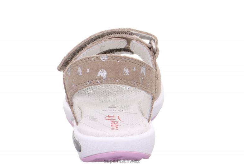 Kleinkinder Sandalen 44B2D675 Superfit Emily – Sandale mit Klettverschluss Beige