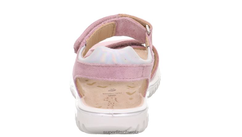 Kleinkinder Sandalen 44B2D686 Superfit sparkle - Sandale mit Klettverschluss Rosa