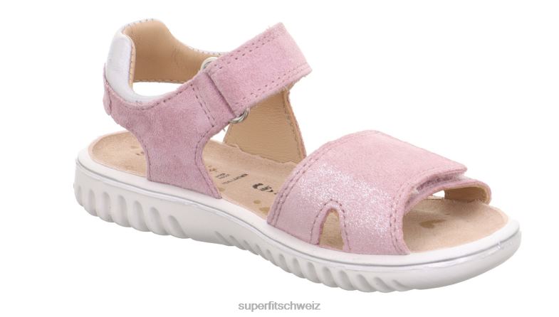 Kleinkinder Sandalen 44B2D686 Superfit sparkle - Sandale mit Klettverschluss Rosa