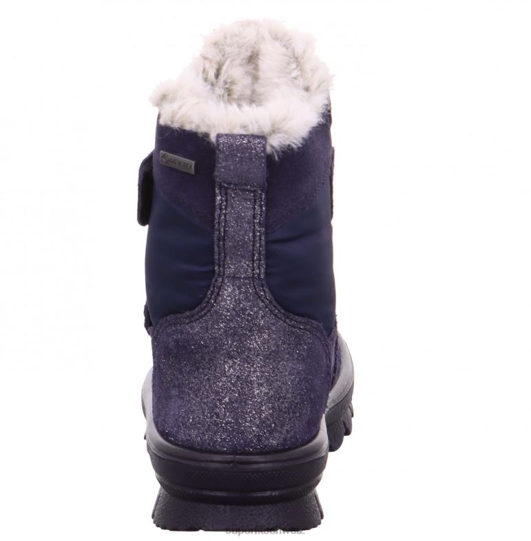 Kleinkinder Stiefel 44B2D690 Superfit Flavia - Stiefel mit Klettverschluss Blau