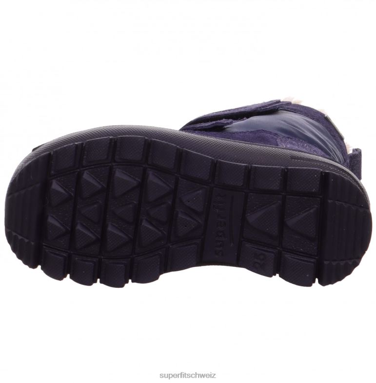 Kleinkinder Stiefel 44B2D690 Superfit Flavia - Stiefel mit Klettverschluss Blau