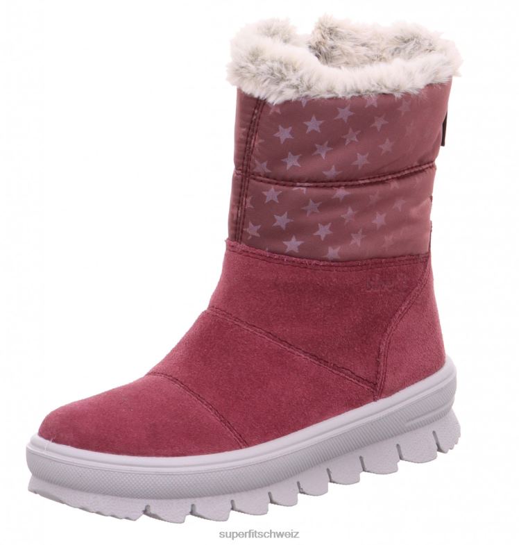 Kleinkinder Stiefel 44B2D692 Superfit Flavia - Stiefel mit Reißverschluss Rosa