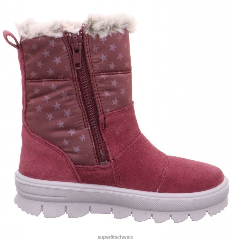 Kleinkinder Stiefel 44B2D692 Superfit Flavia - Stiefel mit Reißverschluss Rosa