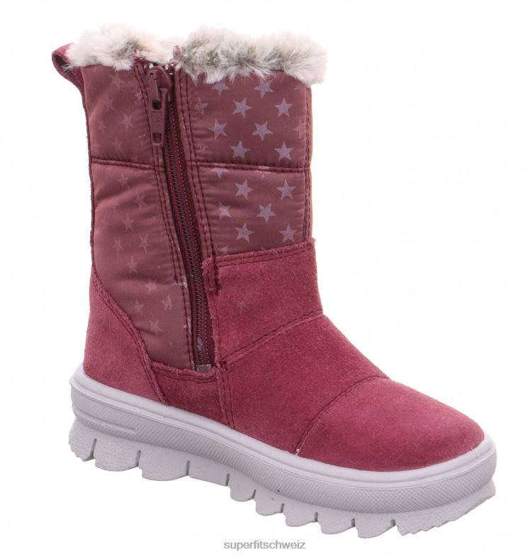 Kleinkinder Stiefel 44B2D692 Superfit Flavia - Stiefel mit Reißverschluss Rosa