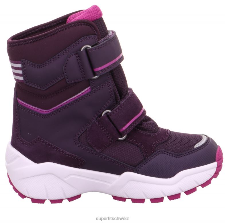 Kleinkinder Stiefel 44B2D695 Superfit culusuk 2.0 - Stiefel mit Klettverschluss Purpur Rosa