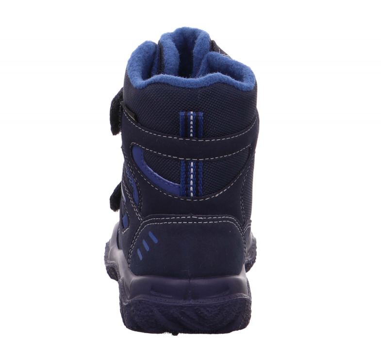 Kleinkinder Stiefel 44B2D700 Superfit Husky - Stiefel mit Klettverschluss Blau