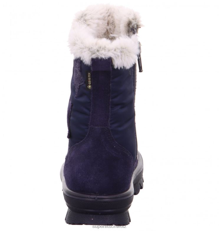 Kleinkinder Stiefel 44B2D706 Superfit Flavia - Stiefel mit Reißverschluss Blau