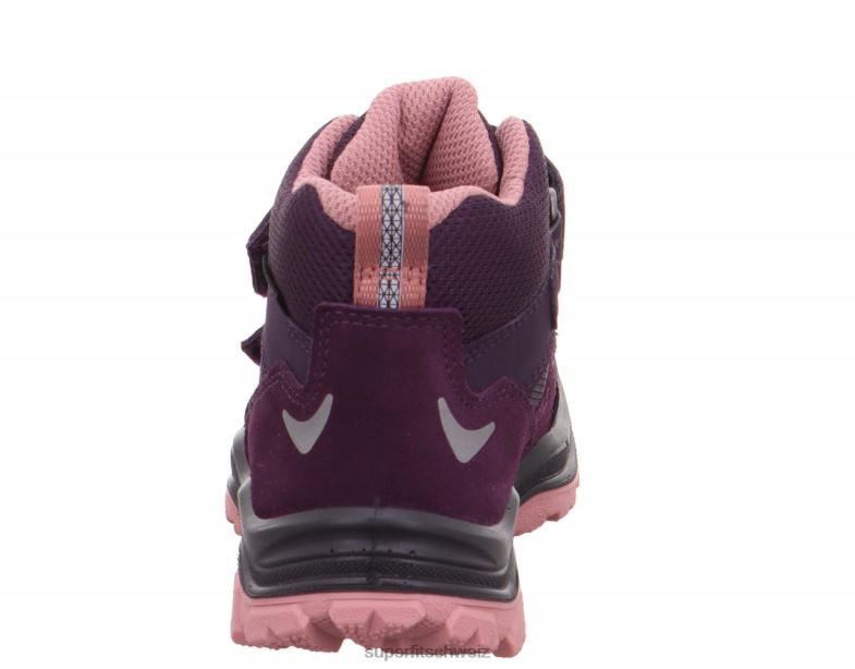 Kleinkinder Stiefel 44B2D707 Superfit Jupiter - Stiefel mit Klettverschluss Purpur Rosa