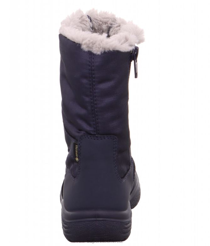 Kleinkinder Stiefel 44B2D709 Superfit Kristall - Stiefel mit Reißverschluss Blau