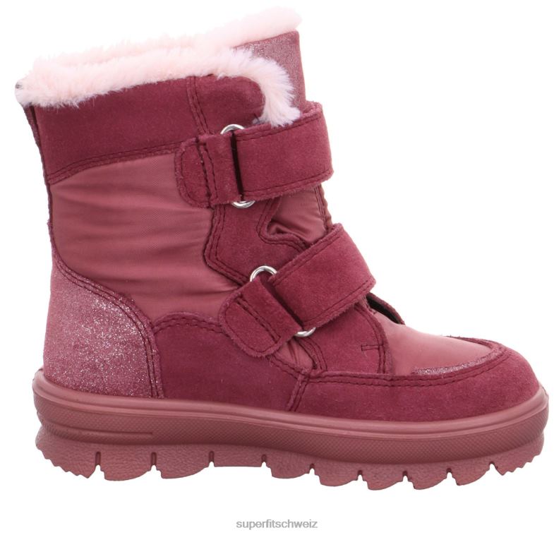 Kleinkinder Stiefel 44B2D721 Superfit Flavia - Stiefel mit Klettverschluss Rosa