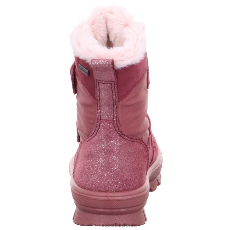 Kleinkinder Stiefel 44B2D721 Superfit Flavia - Stiefel mit Klettverschluss Rosa
