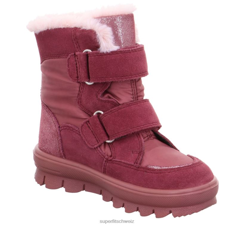 Kleinkinder Stiefel 44B2D721 Superfit Flavia - Stiefel mit Klettverschluss Rosa