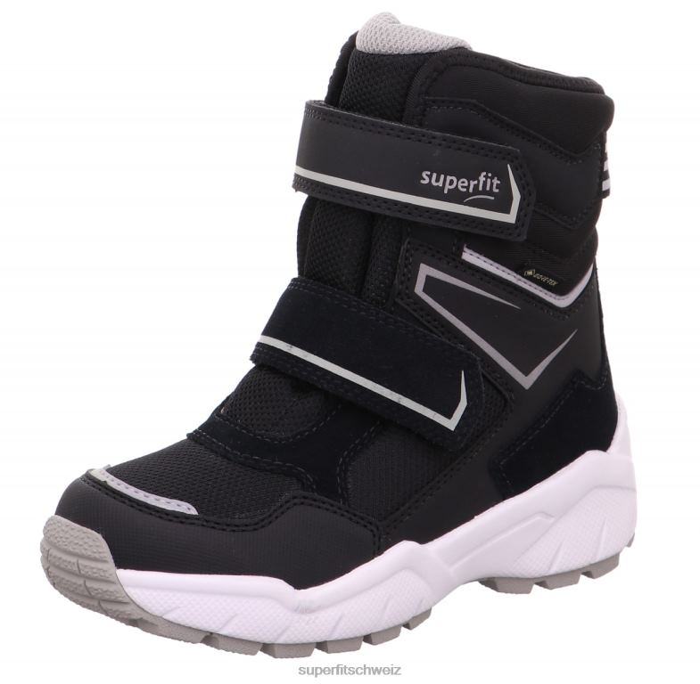 Kleinkinder Stiefel 44B2D727 Superfit culusuk 2.0 - Stiefel mit Klettverschluss schwarzgrau