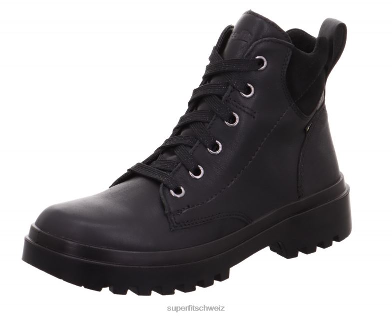 Kleinkinder Stiefel 44B2D730 Superfit Abby – Stiefel mit Reißverschluss Schwarz