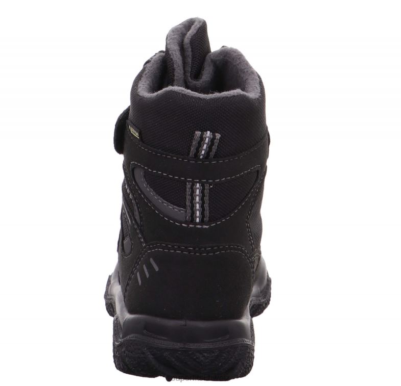 Kleinkinder Stiefel 44B2D731 Superfit Husky - Stiefel mit Klettverschluss schwarzgrau