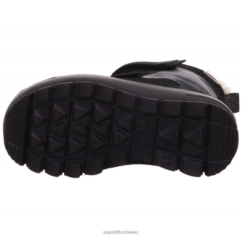 Kleinkinder Stiefel 44B2D733 Superfit Flavia - Stiefel mit Klettverschluss Schwarz