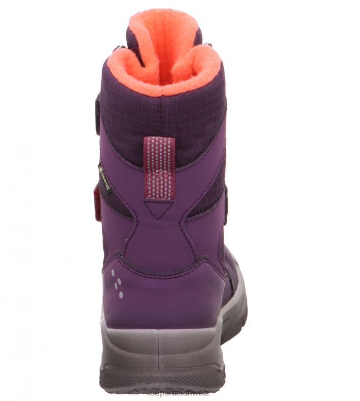 Kleinkinder Stiefel 44B2D736 Superfit Mars - Stiefel mit Klettverschluss Purpur Rosa