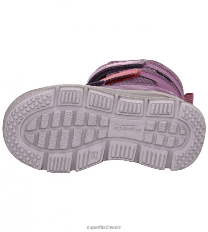 Kleinkinder Stiefel 44B2D736 Superfit Mars - Stiefel mit Klettverschluss Purpur Rosa