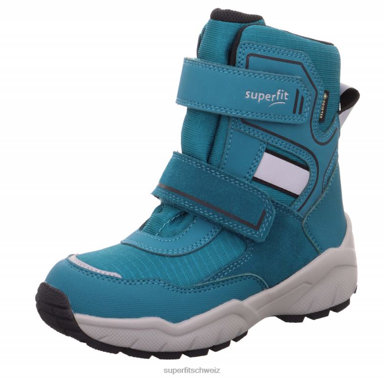 Kleinkinder Stiefel 44B2D743 Superfit culusuk 2.0 - Stiefel mit Klettverschluss Grün Schwarz