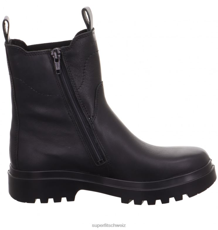 Kleinkinder Stiefel 44B2D744 Superfit Abby – Stiefel mit Reißverschluss Schwarz