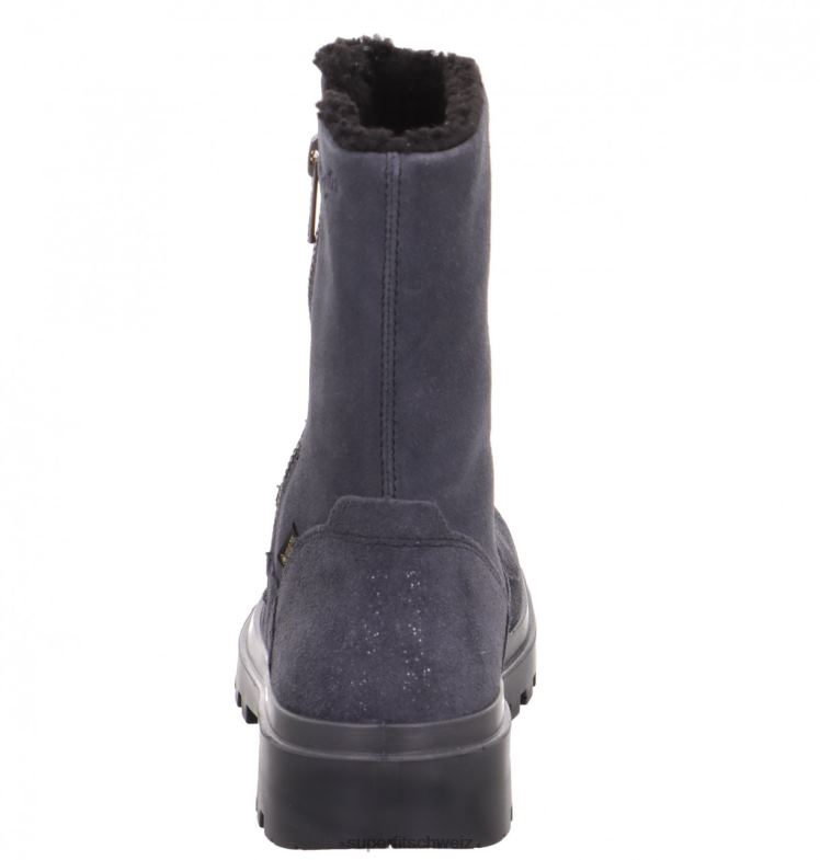 Kleinkinder Stiefel 44B2D745 Superfit Abby – Stiefel mit Reißverschluss grau