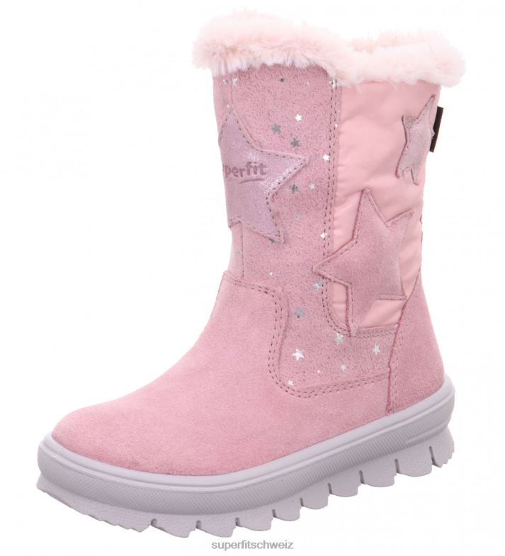 Kleinkinder Stiefel 44B2D750 Superfit Flavia - Stiefel mit Reißverschluss Rosa