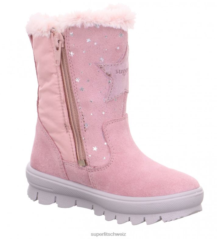 Kleinkinder Stiefel 44B2D750 Superfit Flavia - Stiefel mit Reißverschluss Rosa