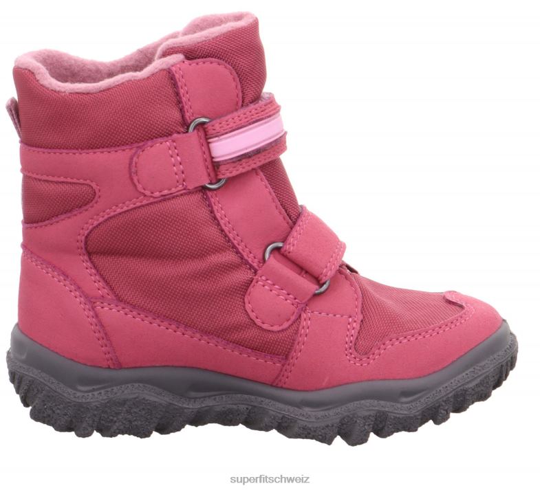 Kleinkinder Stiefel 44B2D753 Superfit Husky - Stiefel mit Klettverschluss Rosa