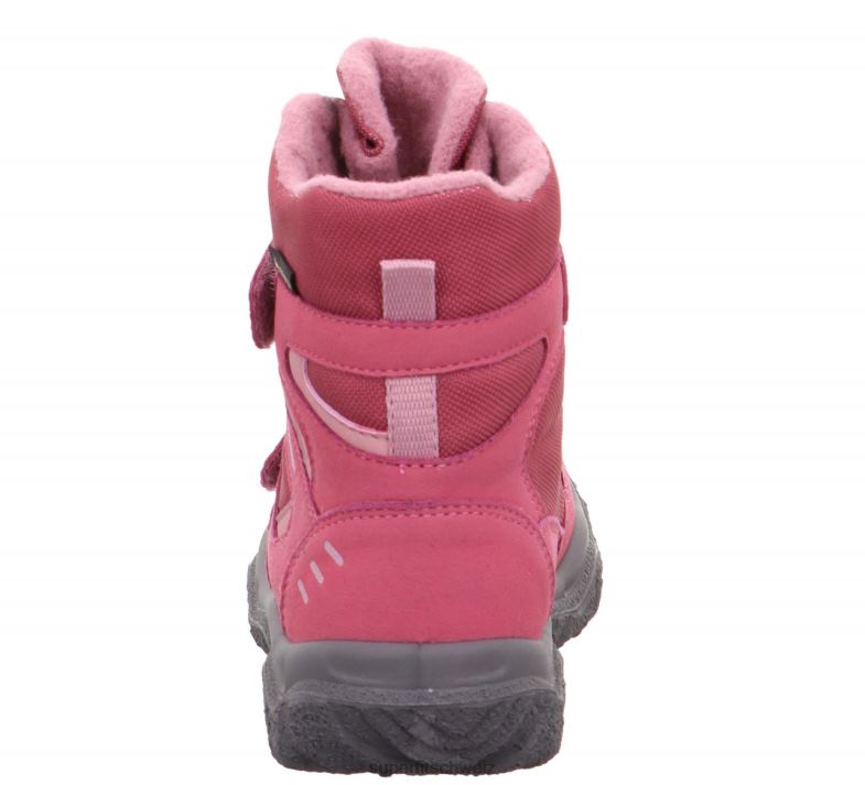 Kleinkinder Stiefel 44B2D753 Superfit Husky - Stiefel mit Klettverschluss Rosa