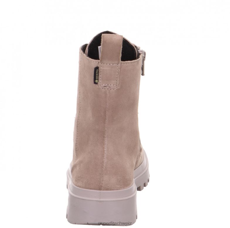 Kleinkinder Stiefel 44B2D755 Superfit Abby – Stiefel mit Reißverschluss Beige