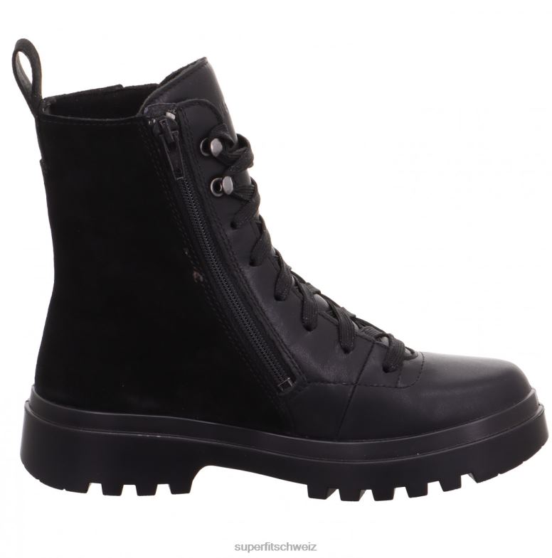 Kleinkinder Stiefel 44B2D765 Superfit Abby – Stiefel mit Reißverschluss Schwarz